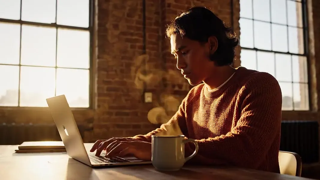 Reforged candidate workspace with exposed brick